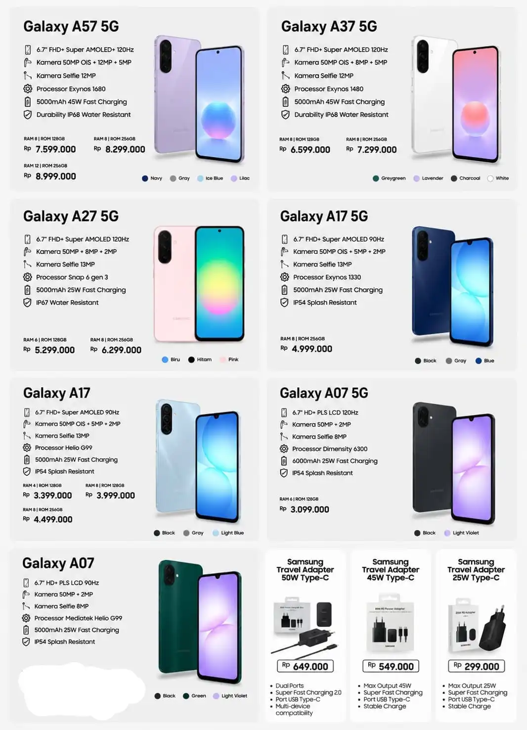 Harga handphone samsung terbaru 2026 makassar