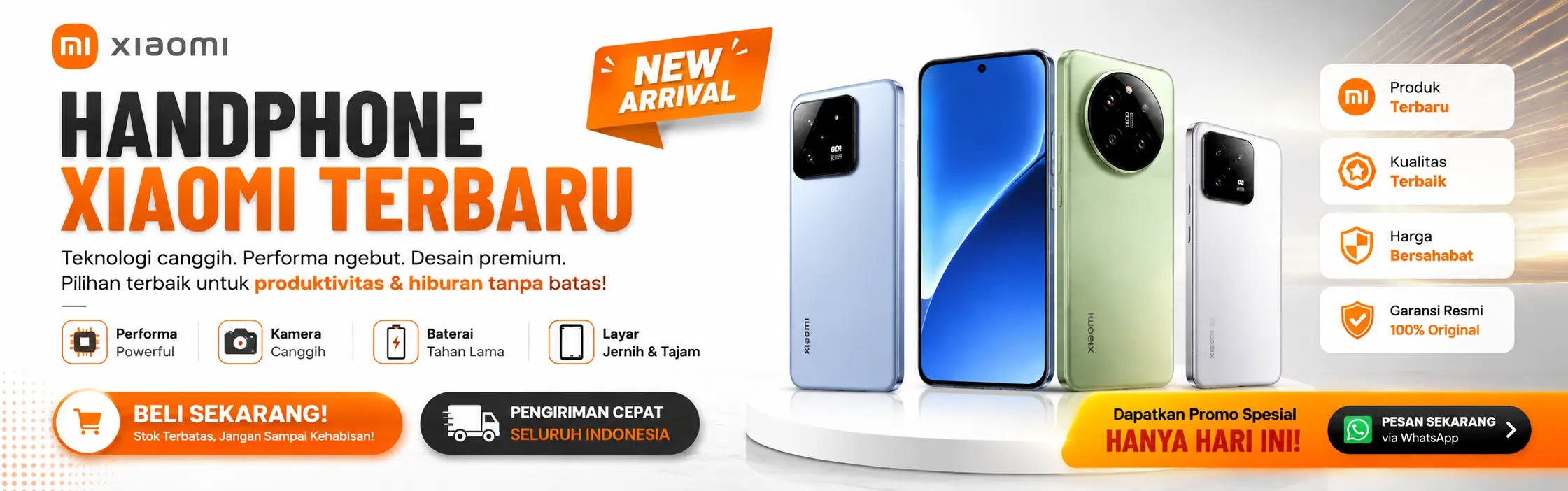 Handphone xiaomi terbaru