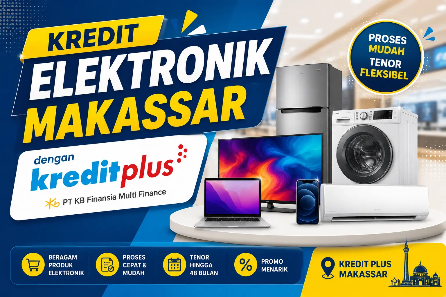 kredit eletronik Makassar bersama Kredit Plus