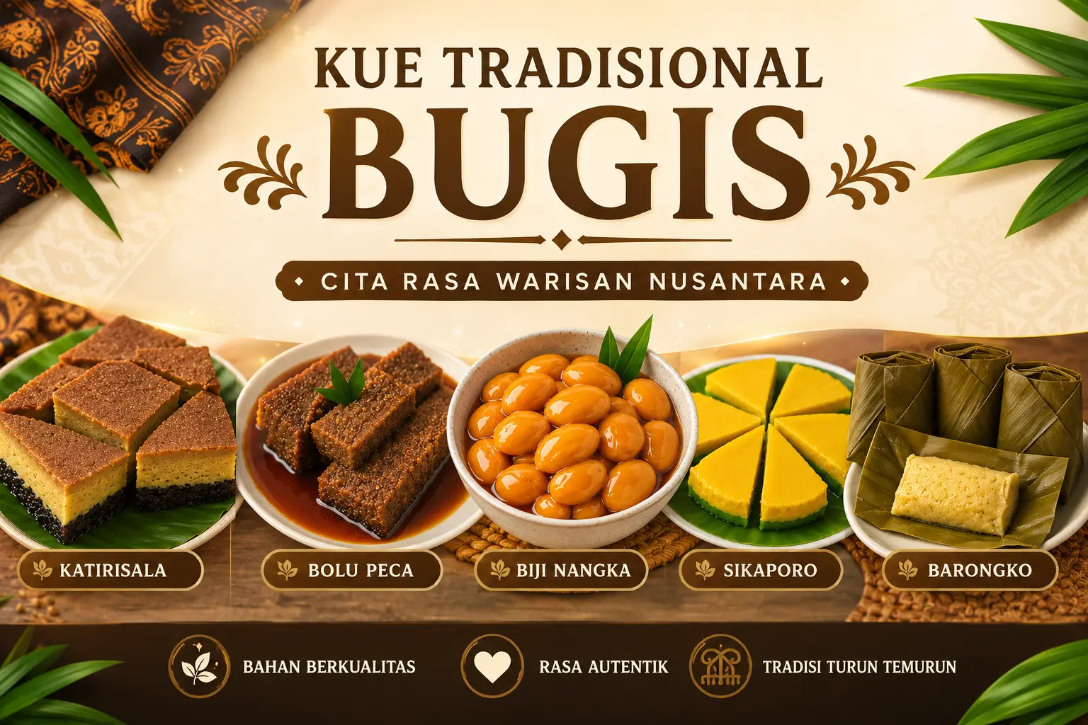 kue pengantin bugis
